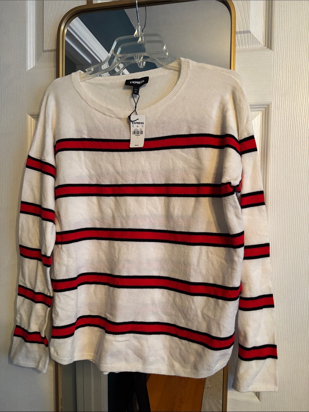 Express striped sweater